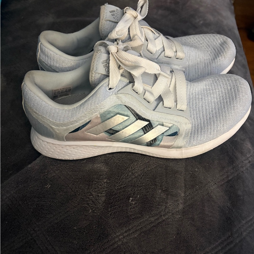 Adidas Sky Blue Athletic Sneakers